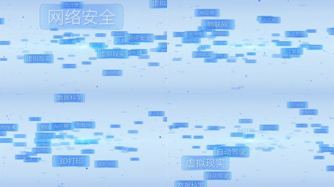 科技 文字飞 文字外飞 飞文字 飞出文字