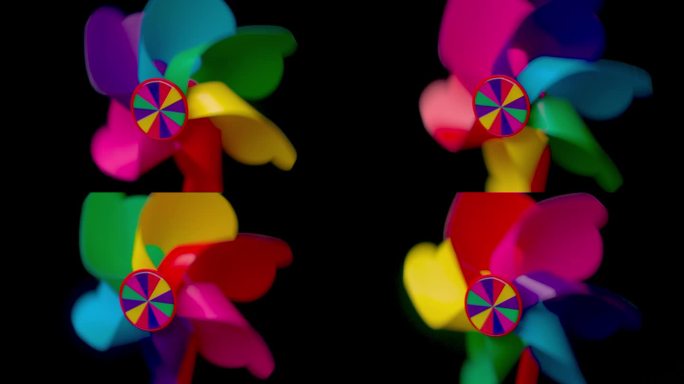 儿童风车，玩具，