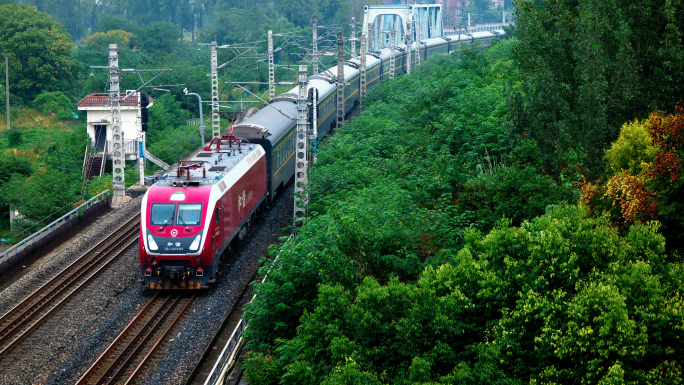 【非常超值】绿皮火车行驶-合集