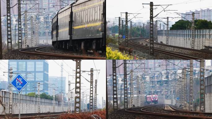 【非常超值】绿皮火车行驶-合集