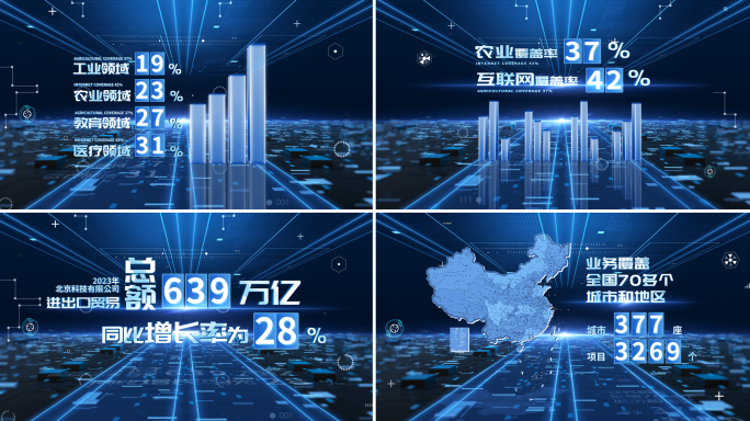 柱状图增长数据图表分析