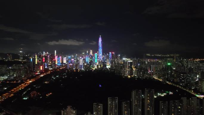 深圳城区夜景