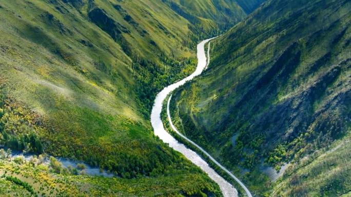 山川河流高原风光