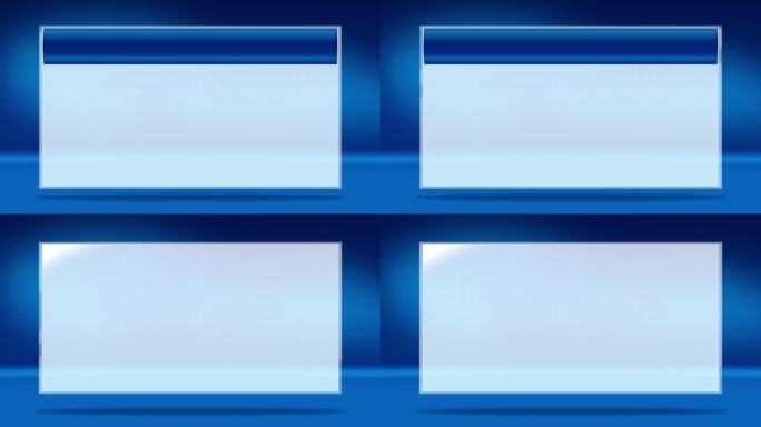 蓝色新闻动态字幕版2组