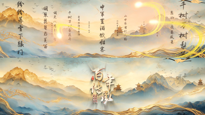 大气国潮启动倒计时开场视频
