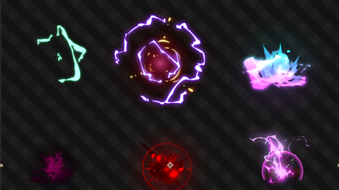 9组技能爆点特效-带AE工程+png