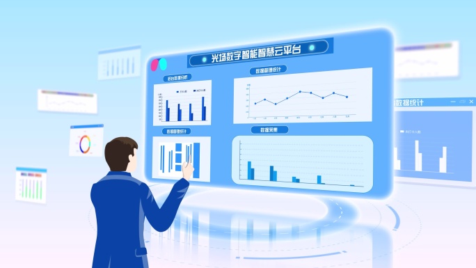 4K科技商务金融MG动画3