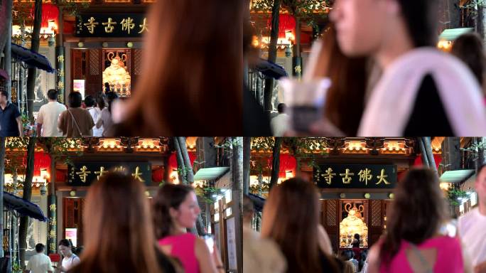 广州著名景点大佛寺4k60h265