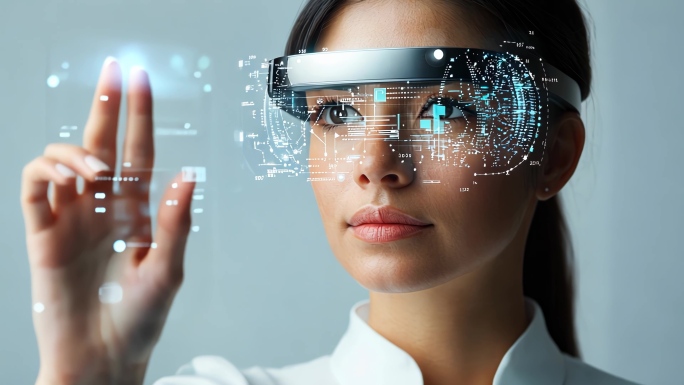 AR眼睛增强现实vr眼镜投影全息虚拟现实