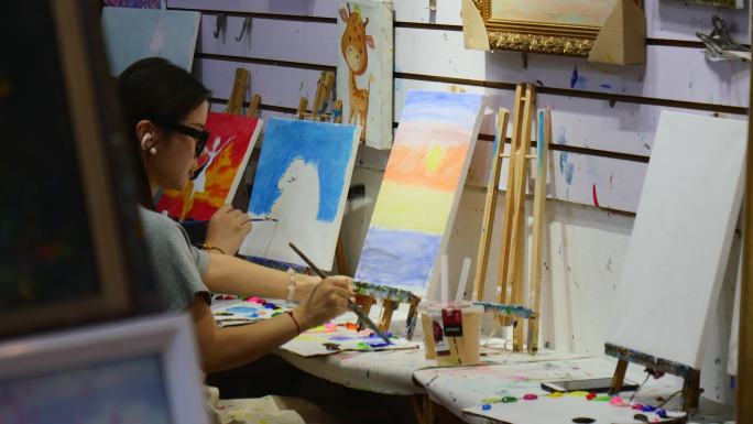 深圳特色产业大芬村油画