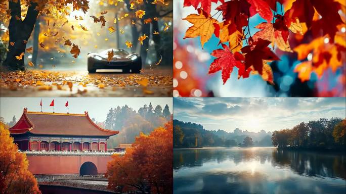 金秋秋分立秋秋天深秋秋色秋景大自然风景风