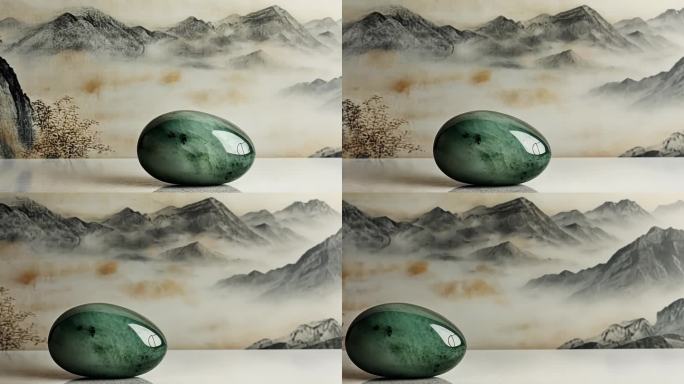 桌子上的玉石背景