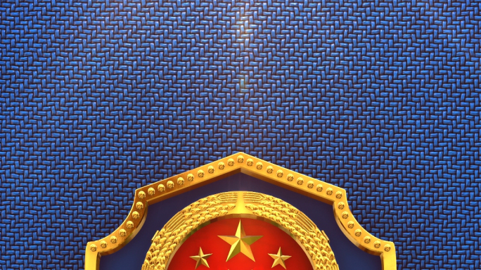 4K警徽流光-背景循环