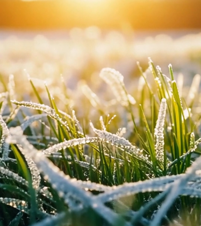 霜降结霜霜花立冬初冬