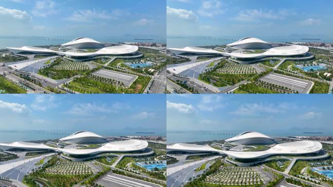4K厦门白鹭体育场和凤凰体育馆航拍