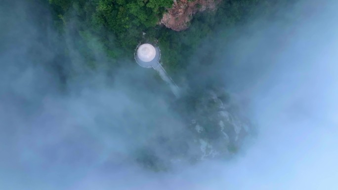 航拍辽宁辽阳龙峰寺