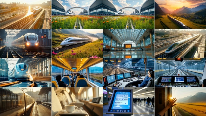 4K高清中国高铁合集