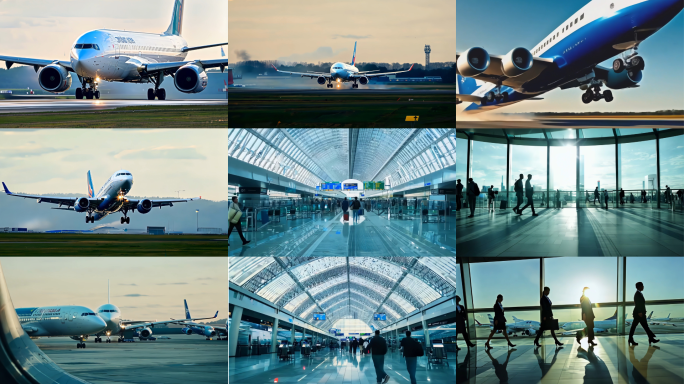 飞机起飞航站楼