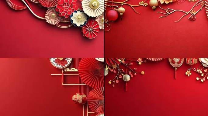 红色喜庆背景