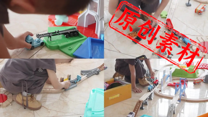 儿童和满地的玩具