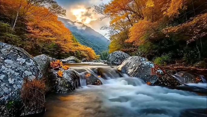 金秋秋分秋色立秋秋天深秋秋景大自然风景风