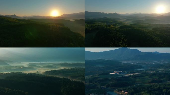 山间清晨