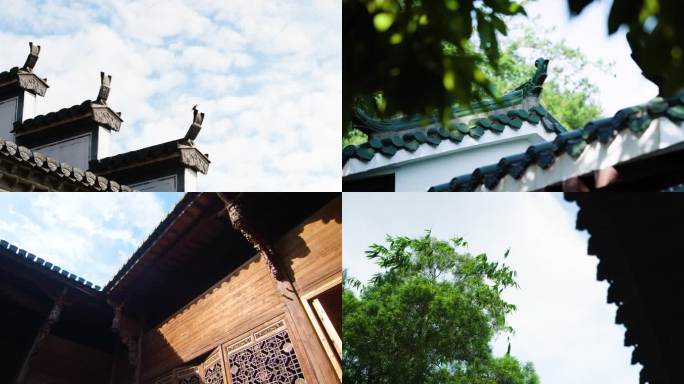 厦门石峰岩寺  厦门鸿山寺 古厝屋角延时