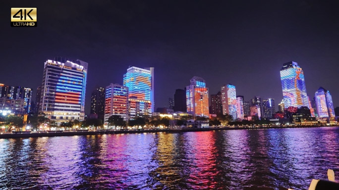 广州珠江夜游白天鹅粤海关天字码头海珠桥