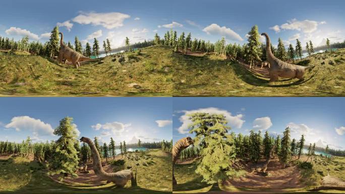 侏罗纪VR 720全景  腕龙VR VR