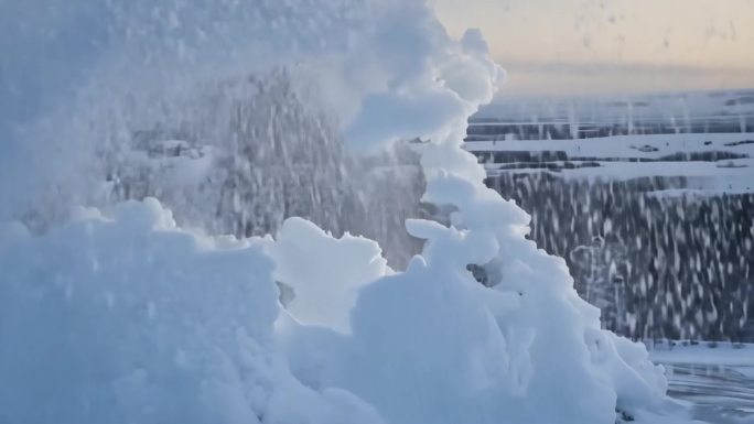 强风吹雪造成的漂移