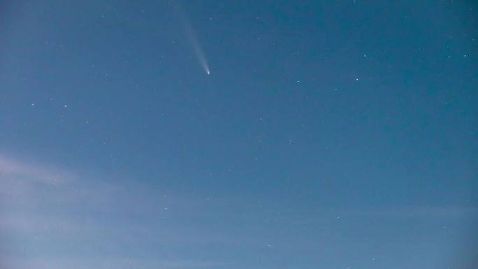 紫金山阿特拉斯彗星特写延时视频