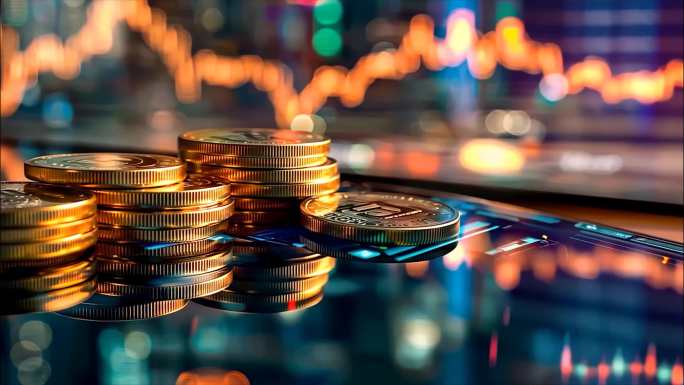 金融业务分析市场投资比特币股票行情金融证