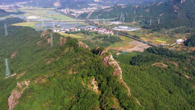 浙江台州，三门穿岩，航拍素材