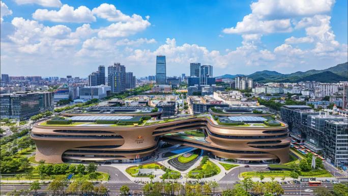 广州白云区白云新城延时合集