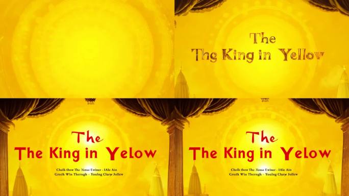 The king in yellow