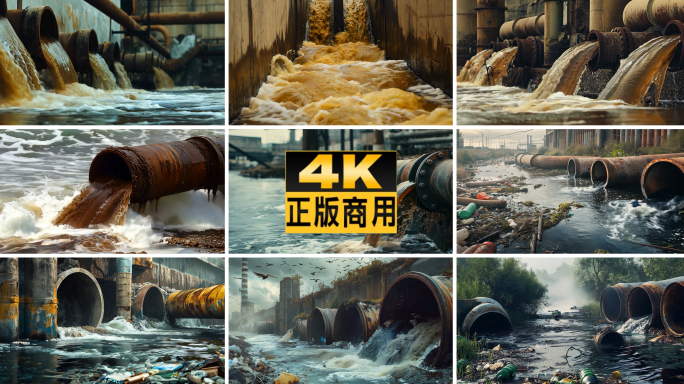废水污染 污水排放 水污染工业排放