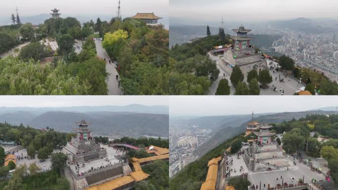 兰州市三台阁-白天原视频