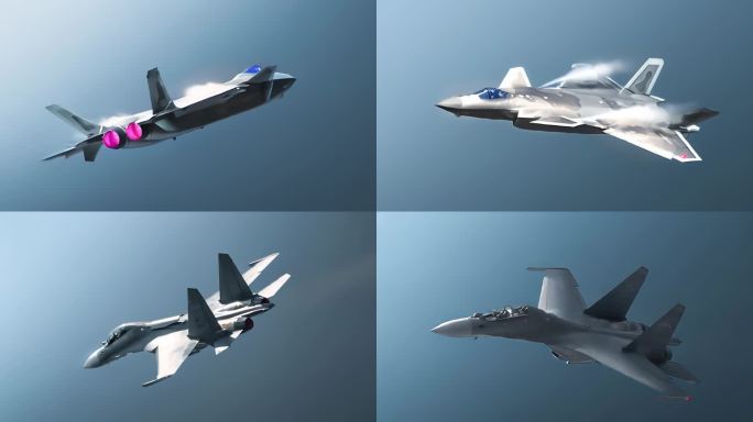 航展战斗机表演