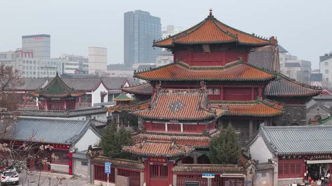 济宁顺河东大寺（伊斯兰教）航拍