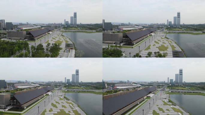 天府新区招商花园城周边航拍