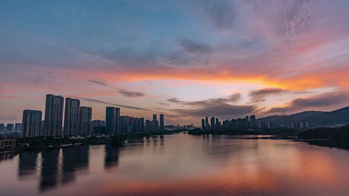 梅溪湖日出