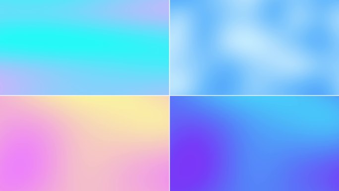 8个4K60帧优雅流体渐变背景AE模板