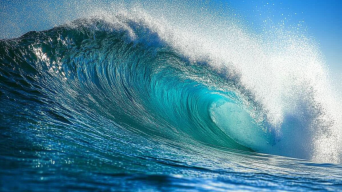 4k 海洋巨浪 海浪翻滚 浪花 波涛汹涌