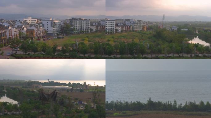 抚仙湖广龙镇阳光早晨