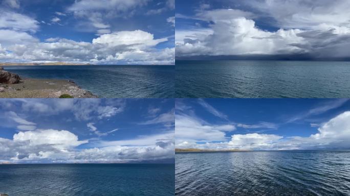 西藏纳木措湖自然风光