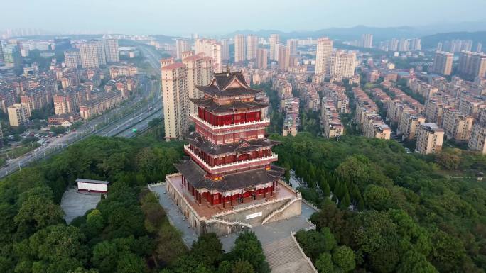 公园，山顶航拍