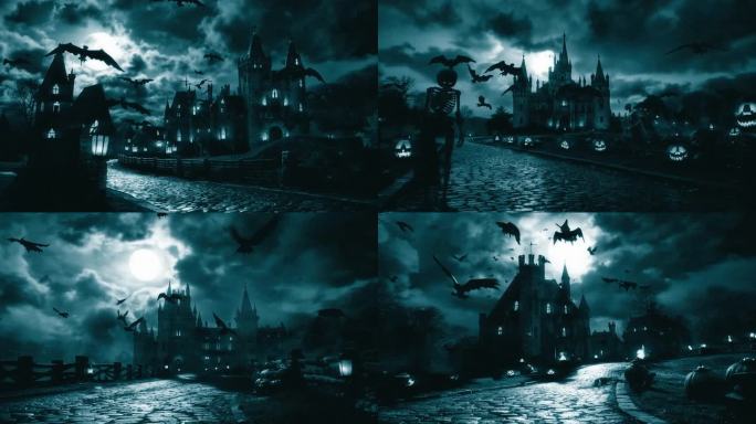 万圣节各种阴森古城堡合集01