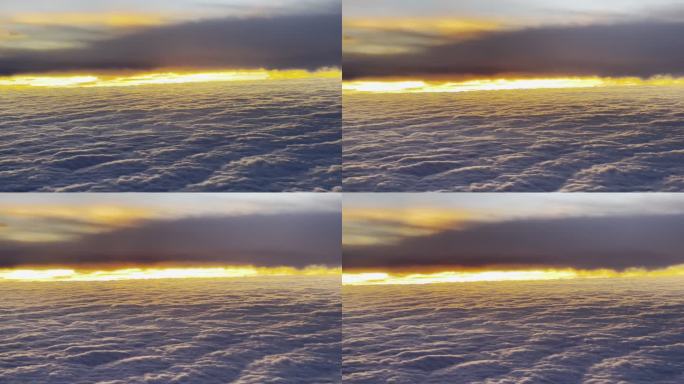 云层黄昏飞行2