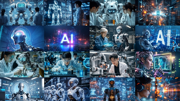 【4K】科学家科技机器人研发合集