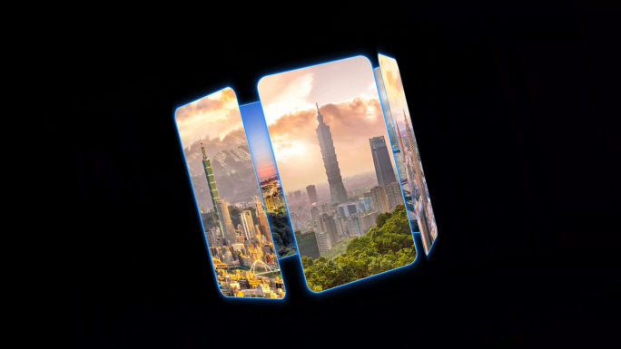 3D照片旋转炫酷科技照片旋转